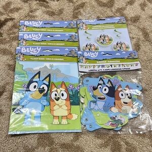 BLUEY Party Decoration Set - Blue and Orange
